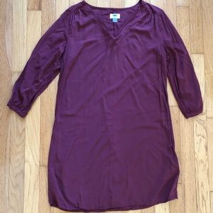 Old Navy Maroon Sheath Dress